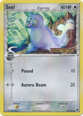 Seel (62/101) (Delta Species) (Stamped) [EX: Dragon Frontiers] | Total Play