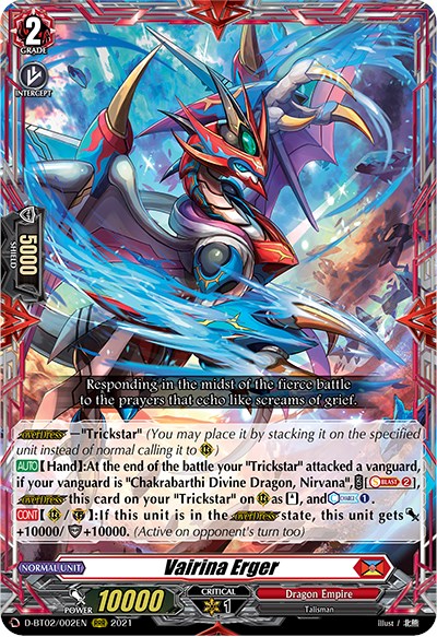 Vairina Erger (D-BT02/002EN) [A Brush with the Legends] | Total Play