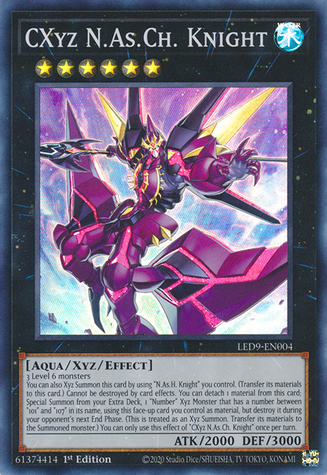 CXyz N.As.Ch. Knight [LED9-EN004] Super Rare | Total Play