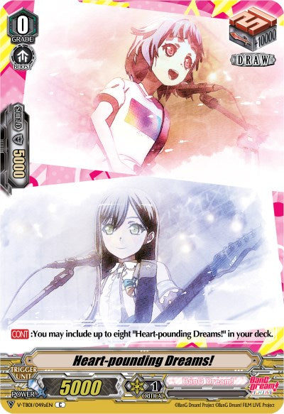Heart-pounding Dreams! (Poppin'Party) (Parallel Foil) (V-TB01/049aEN) [BanG Dream! FILM LIVE] | Total Play
