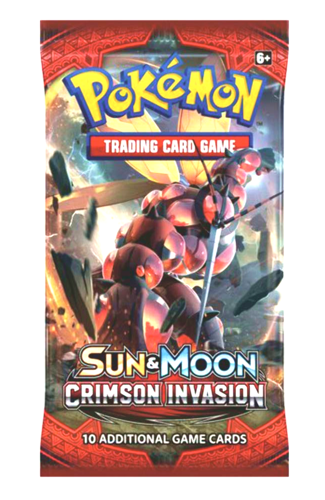 Sun & Moon: Crimson Invasion - Booster Pack | Total Play