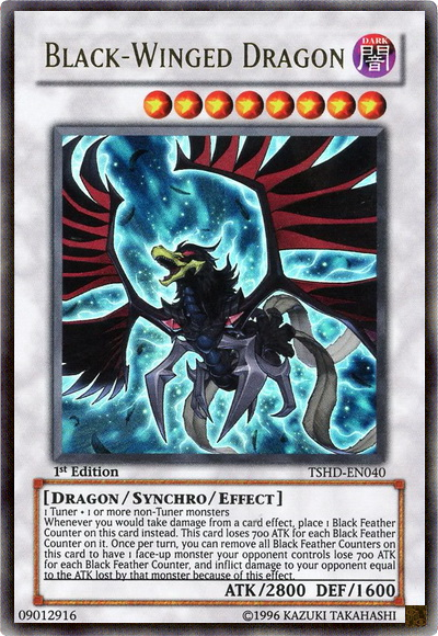 Black-Winged Dragon [TSHD-EN040] Ultra Rare | Total Play