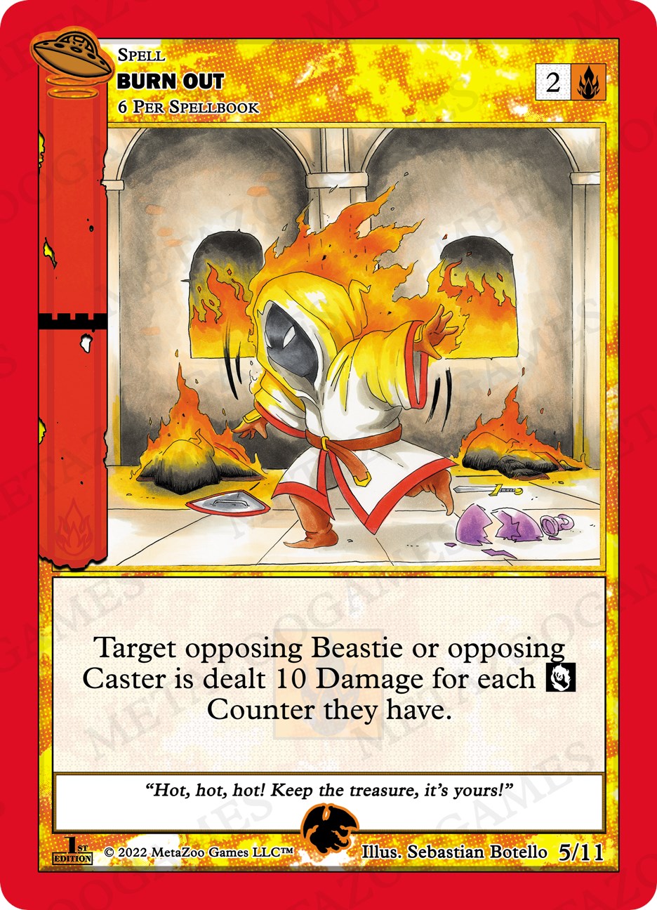 Burn Out [Cryptid Nation: UFO First Edition Tribal Theme Decks] | Total Play