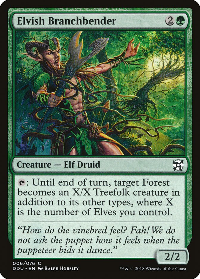 Elvish Branchbender [Duel Decks: Elves vs. Inventors] | Total Play