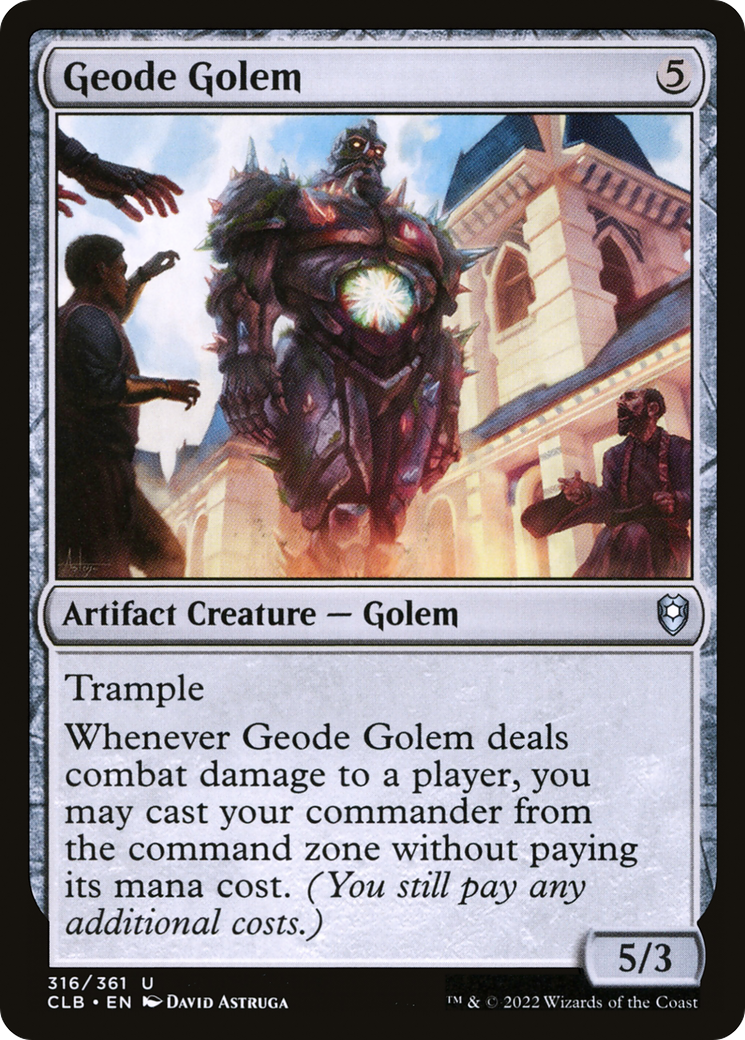 Geode Golem [Commander Legends: Battle for Baldur's Gate] | Total Play