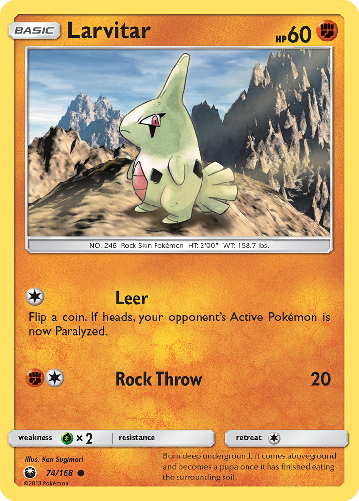 Larvitar (74/168) [Sun & Moon: Celestial Storm] | Total Play