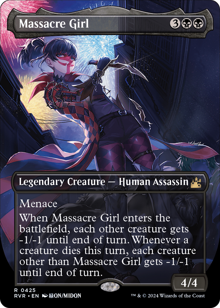 Massacre Girl (Anime Borderless) [Ravnica Remastered] | Total Play