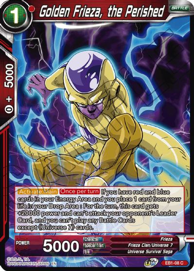Golden Frieza, the Perished (EB1-08) [Battle Evolution Booster] | Total Play