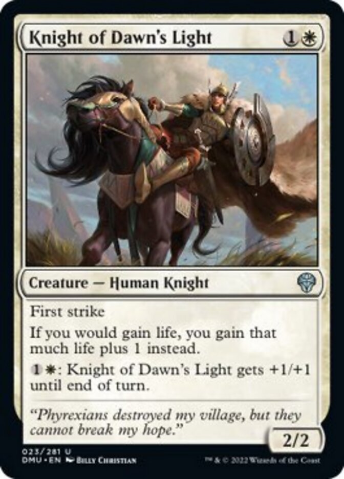 Knight of Dawn's Light [Dominaria United] | Total Play