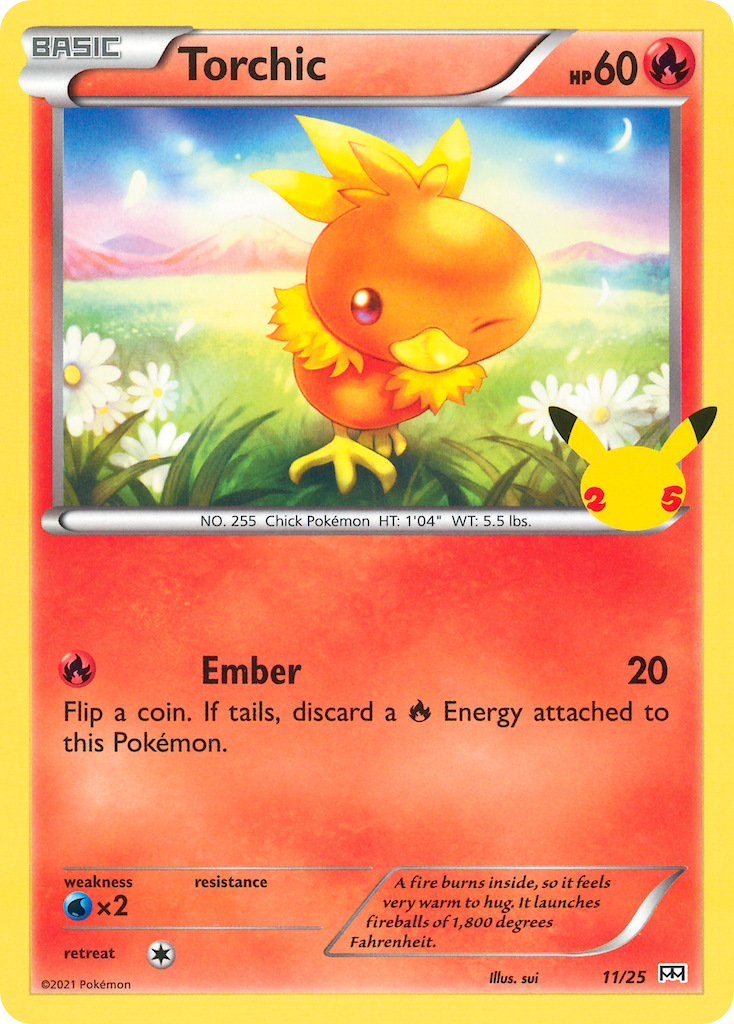 Torchic (11/25) [McDonald's 25th Anniversary] | Total Play