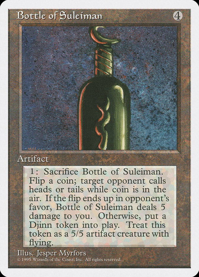 Bottle of Suleiman [Fourth Edition] | Total Play