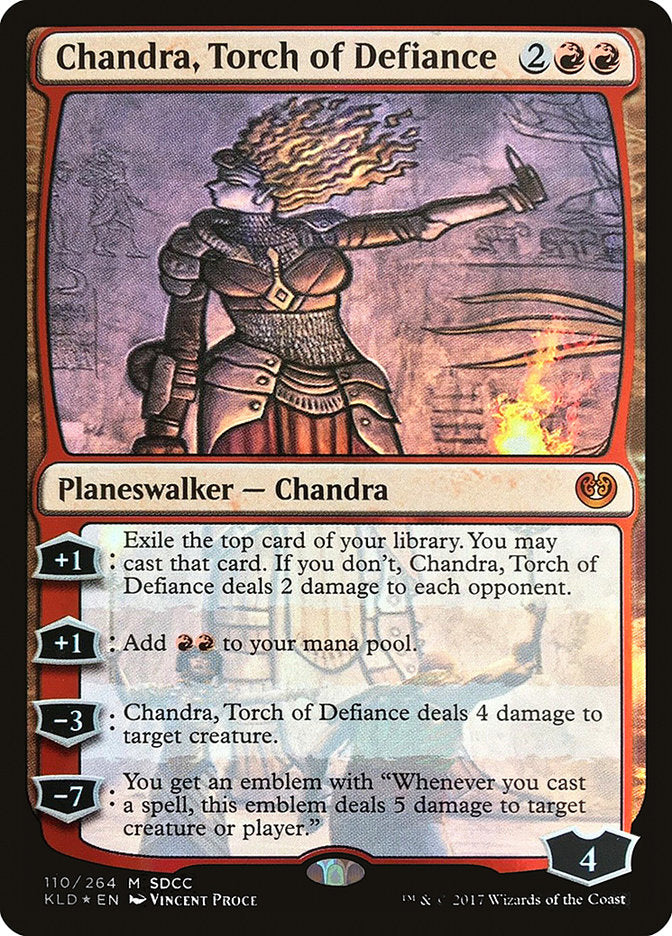 Chandra, Torch of Defiance [San Diego Comic-Con 2017] | Total Play