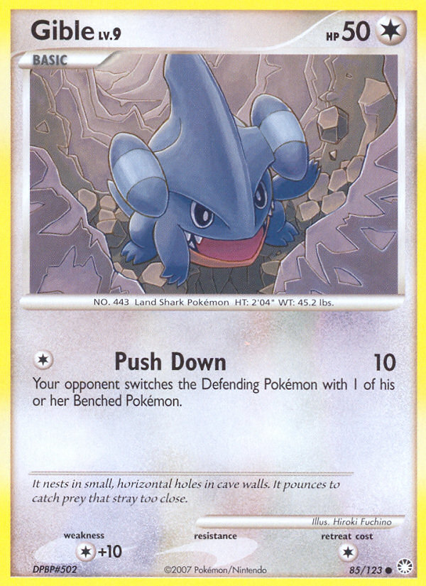 Gible (85/123) [Diamond & Pearl: Mysterious Treasures] | Total Play