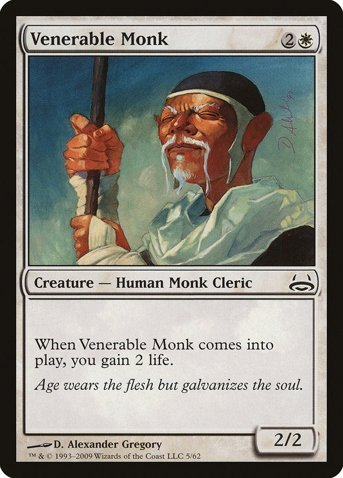 Venerable Monk [Duel Decks: Divine vs. Demonic] | Total Play