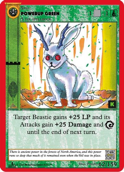 Powerup Green [Cryptid Nation: Kickstarter Edition] | Total Play