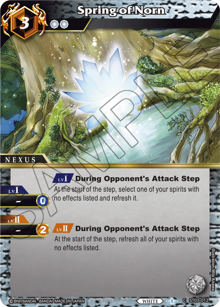 Spring of Norn (ST03-012) [Starter Deck 03: Aegis of the Machine] | Total Play