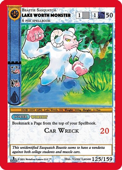 Lake Worth Monster [Cryptid Nation: First Edition] | Total Play