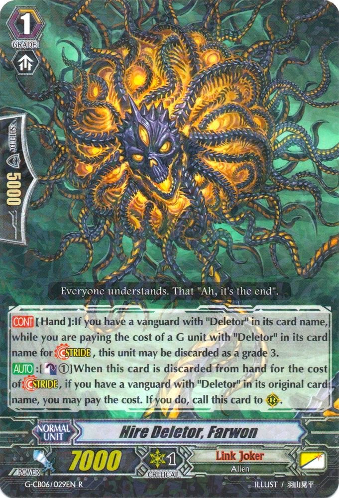 Hire Deletor, Farwon (G-CB06/029EN) [Rondeau of Chaos and Salvation] | Total Play