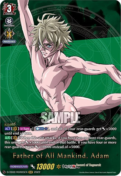 Father of All Mankind, Adam (D-TB02/RGR05EN) [Record of Ragnarok] | Total Play