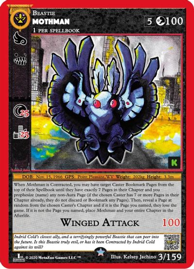 Mothman [Cryptid Nation: Kickstarter Edition] | Total Play