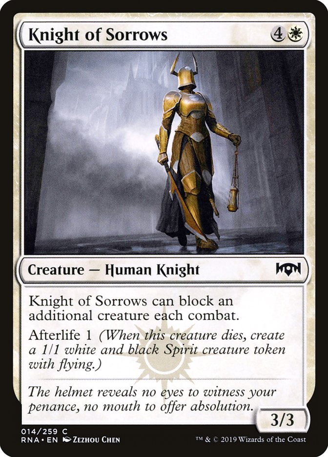 Knight of Sorrows [Ravnica Allegiance] | Total Play