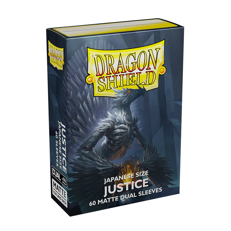Dragon Shield: Japanese Size 60ct Art Sleeves - Justice (Dual Matte) | Total Play
