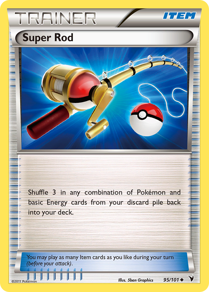 Super Rod (95/101) [Black & White: Noble Victories] | Total Play