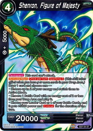 Shenron, Figure of Majesty (Starter Deck - Shenron's Advent) (SD7-04) [Miraculous Revival] | Total Play