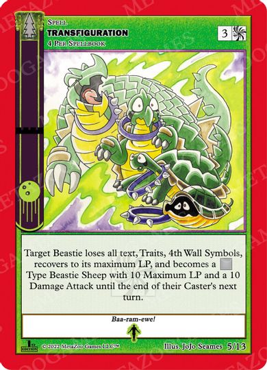 Transfiguration [Cryptid Nation: Wilderness First Edition Release Event Deck] | Total Play