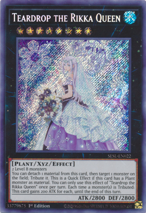 Teardrop the Rikka Queen [SESL-EN022] Secret Rare | Total Play