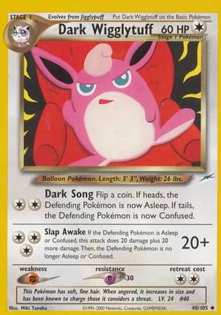 Dark Wigglytuff (40/105) [Neo Destiny Unlimited] | Total Play