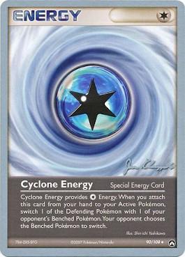 Cyclone Energy (90/108) (Psychic Lock - Jason Klaczynski) [World Championships 2008] | Total Play