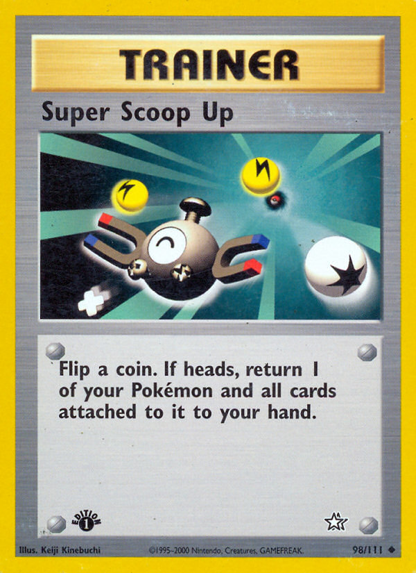 Super Scoop Up (98/111) [Neo Genesis 1st Edition] | Total Play