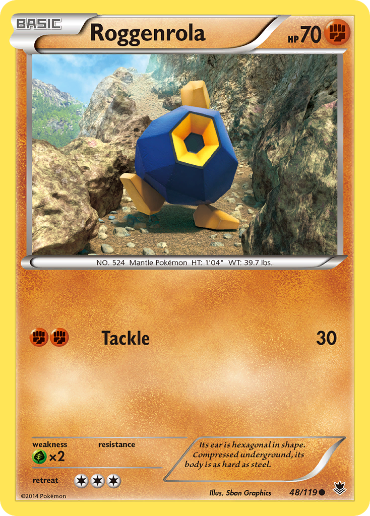 Roggenrola (48/119) [XY: Phantom Forces] | Total Play