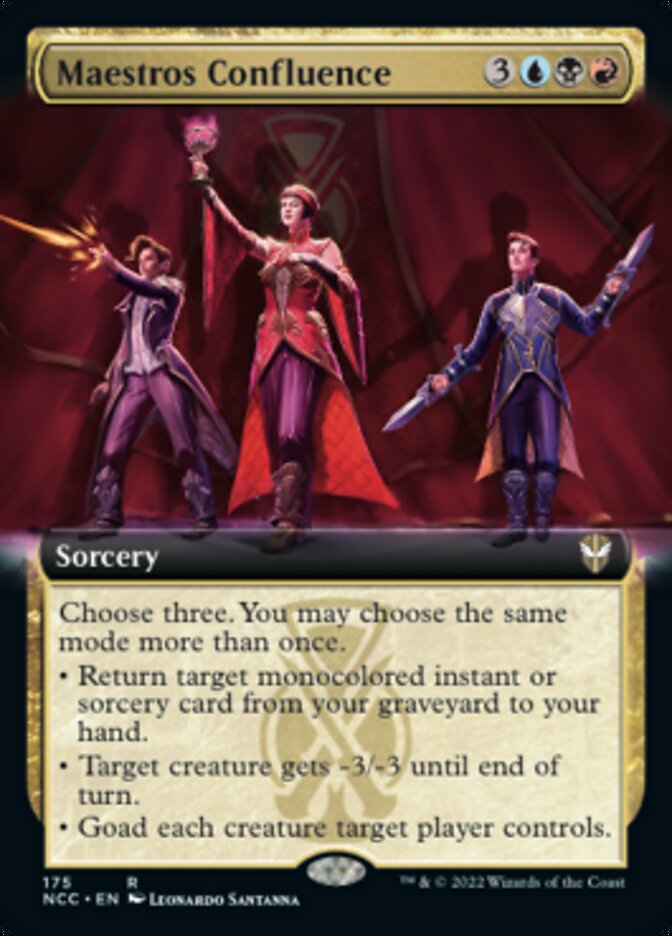 Maestros Confluence (Extended Art) [Streets of New Capenna Commander] | Total Play