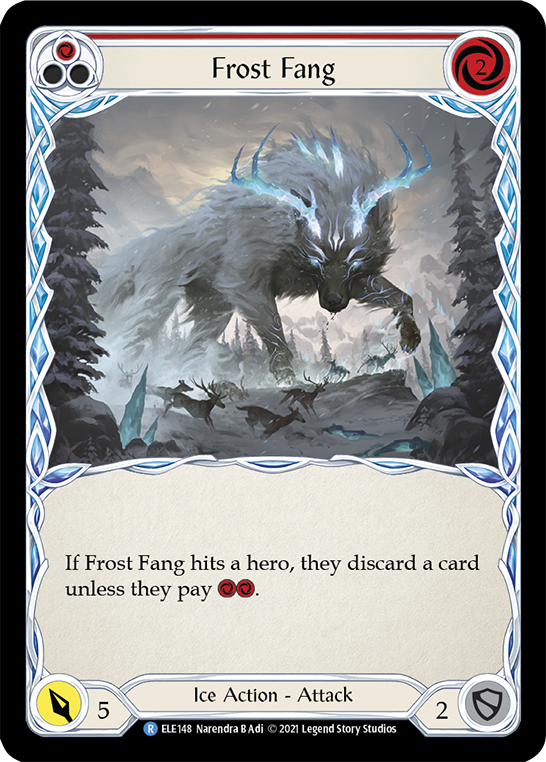 Frost Fang (Red) [ELE148] (Tales of Aria)  1st Edition Normal | Total Play