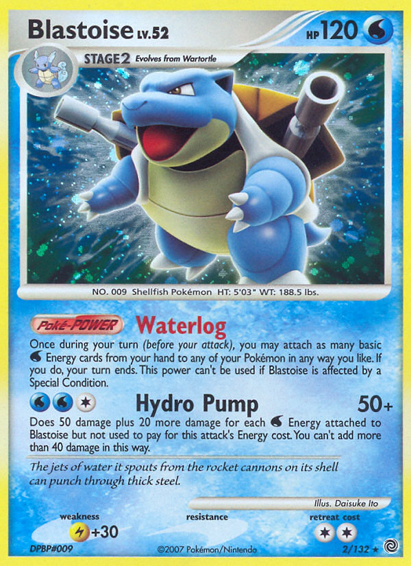 Blastoise (2/132) [Diamond & Pearl: Secret Wonders] | Total Play