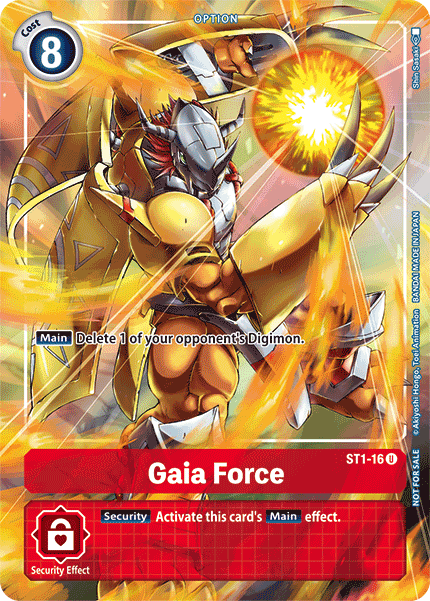 Gaia Force [ST1-16] (Tamer's Evolution Box) [Starter Deck: Gaia Red Promos] | Total Play