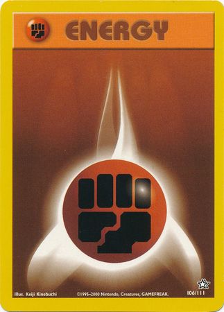 Fighting Energy (106/111) [Neo Genesis Unlimited] | Total Play