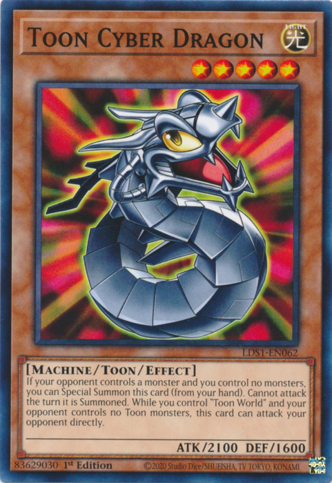 Toon Cyber Dragon [LDS1-EN062] Common | Total Play