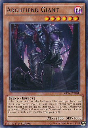 Archfiend Giant [MP14-EN181] Rare | Total Play