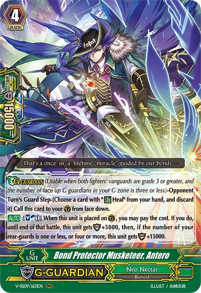 Bond Protector Musketeer, Antero (V-SS09/163EN) [Revival Selection] | Total Play