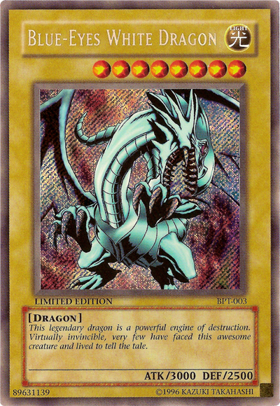 Blue-Eyes White Dragon [BPT-003] Secret Rare | Total Play