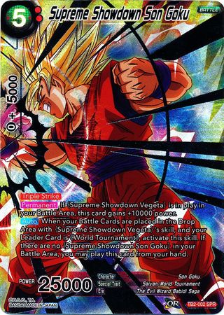 Supreme Showdown Son Goku (SPR) (TB2-002) [World Martial Arts Tournament] | Total Play