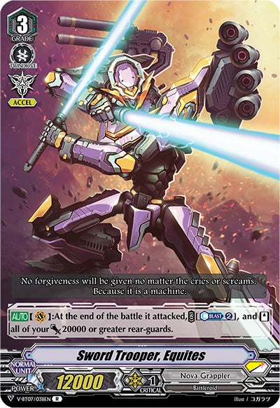 Sword Trooper, Equites (V-BT07/038EN) [Infinideity Cradle] | Total Play