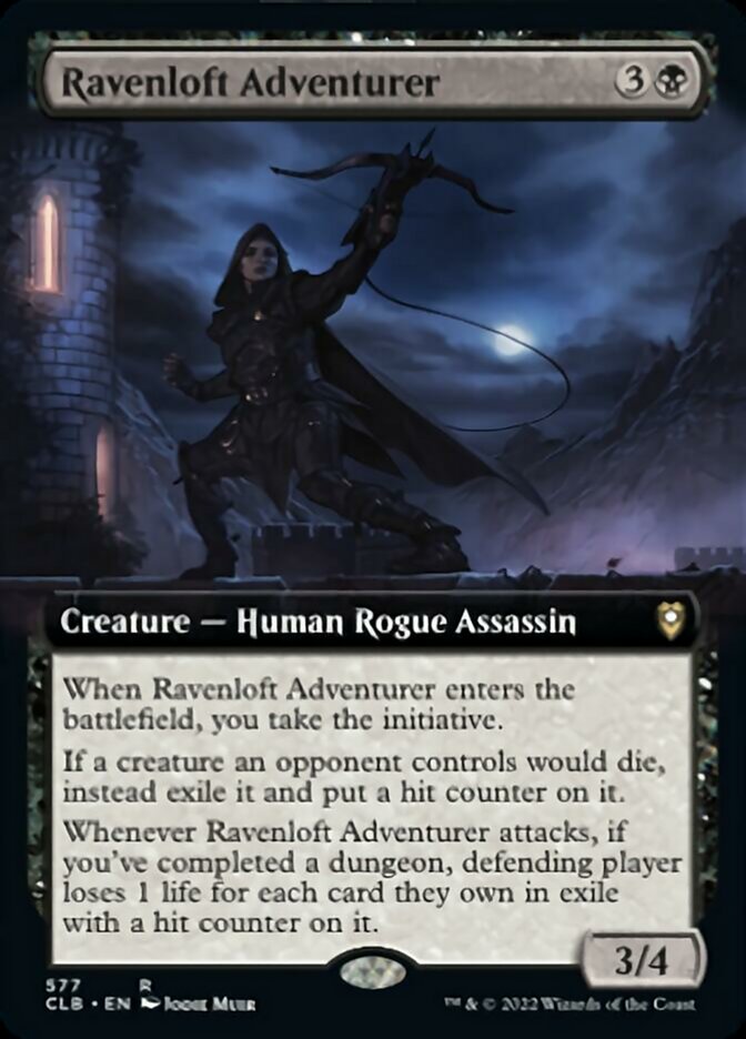 Ravenloft Adventurer (Extended Art) [Commander Legends: Battle for Baldur's Gate] | Total Play