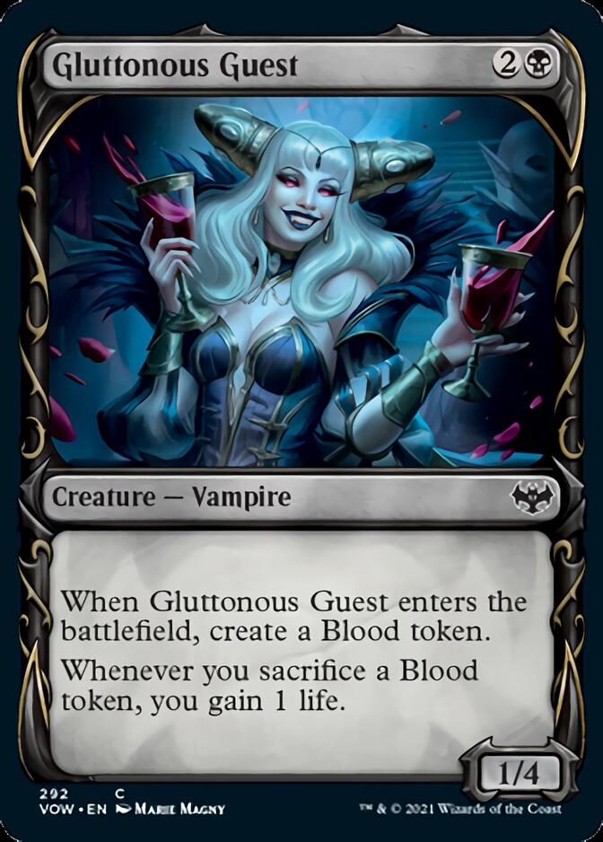 Gluttonous Guest (Showcase Fang Frame) [Innistrad: Crimson Vow] | Total Play