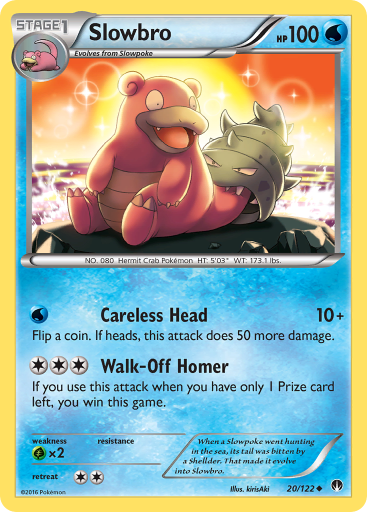 Slowbro (20/122) [XY: BREAKpoint] | Total Play