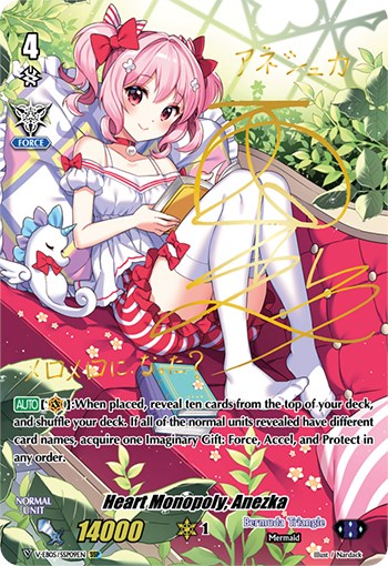 Heart Monopoly, Anezka (Gold Signature) (V-EB05/SSP09EN) [Primary Melody] | Total Play