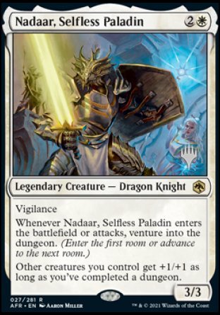 Nadaar, Selfless Paladin (Promo Pack) [Dungeons & Dragons: Adventures in the Forgotten Realms Promos] | Total Play